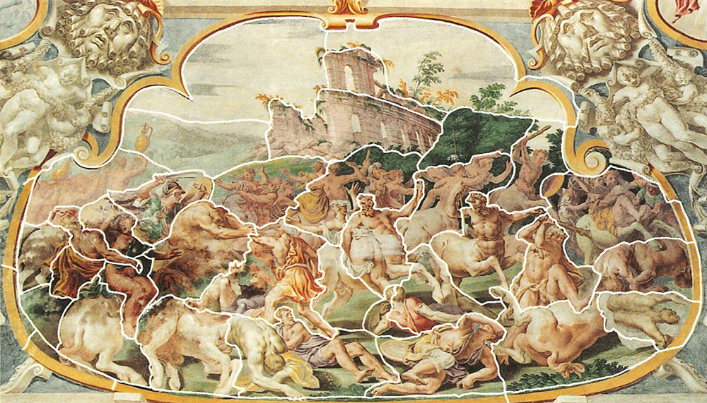 Attacchi di giornata - Schema con affresco