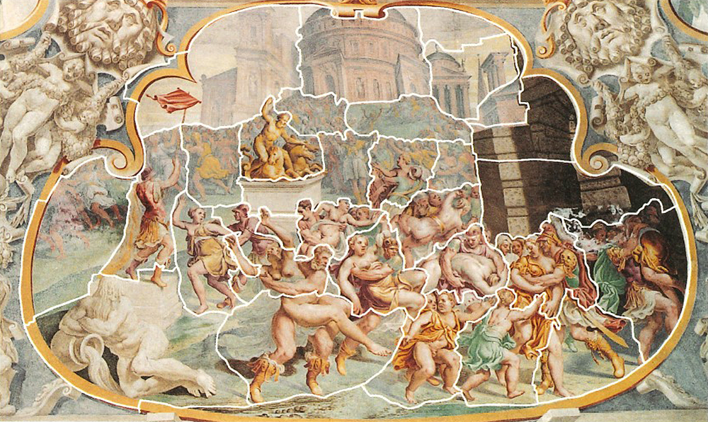 Attacchi di giornata - Schema con affresco