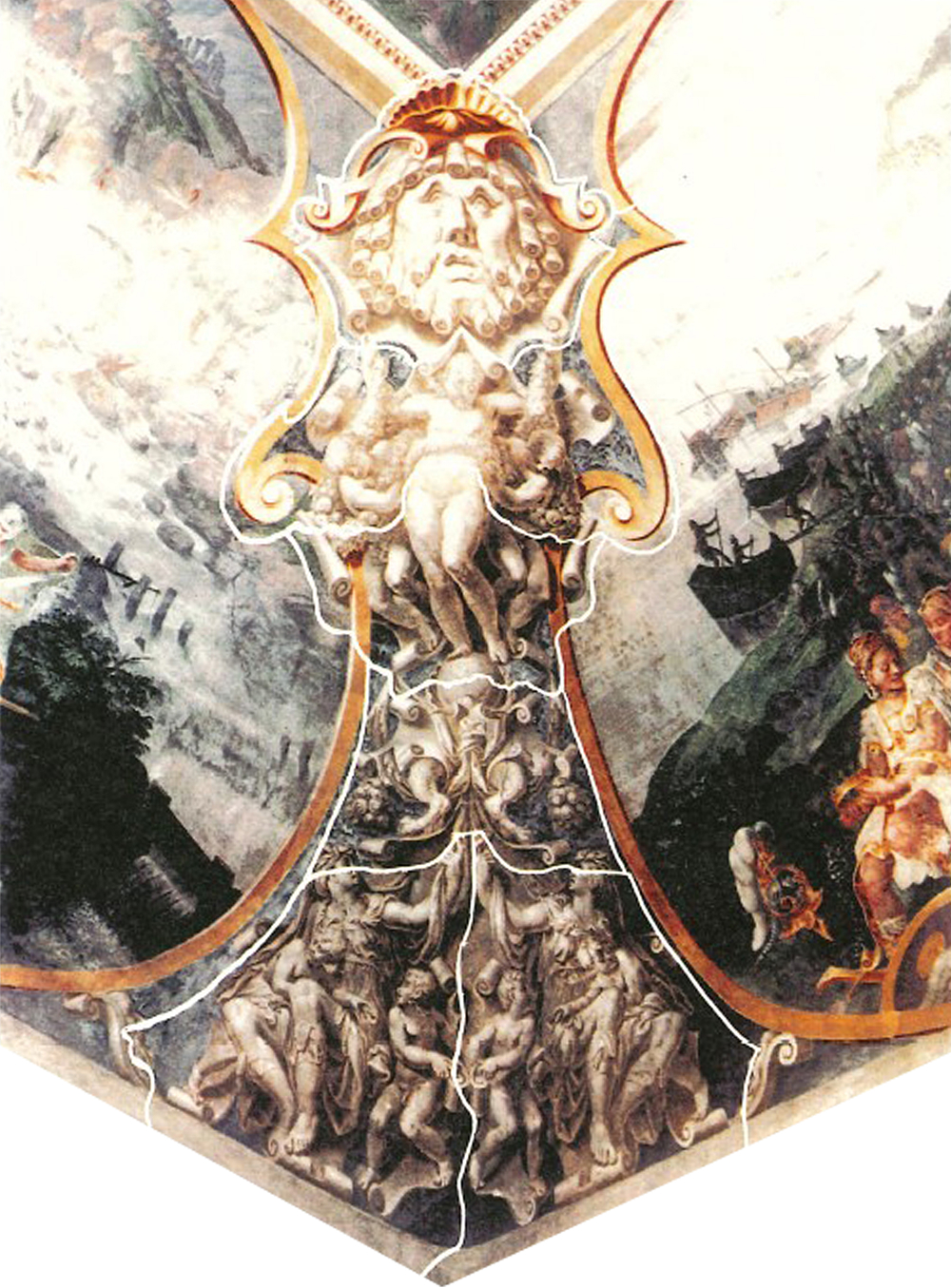 Attacchi di giornata - Schema con affresco